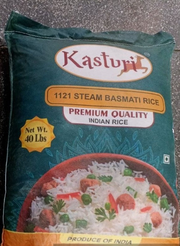 Kasturi 1121 Steam Basmati Rice - Premium Long Grain Aromatic Rice