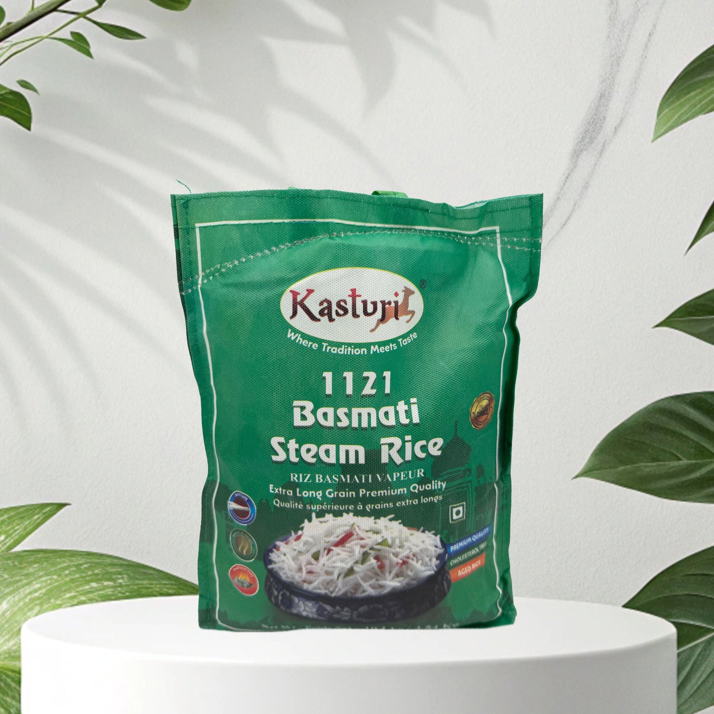 Kasturi 1121 Steam Basmati Rice - Premium Long Grain Aromatic Rice