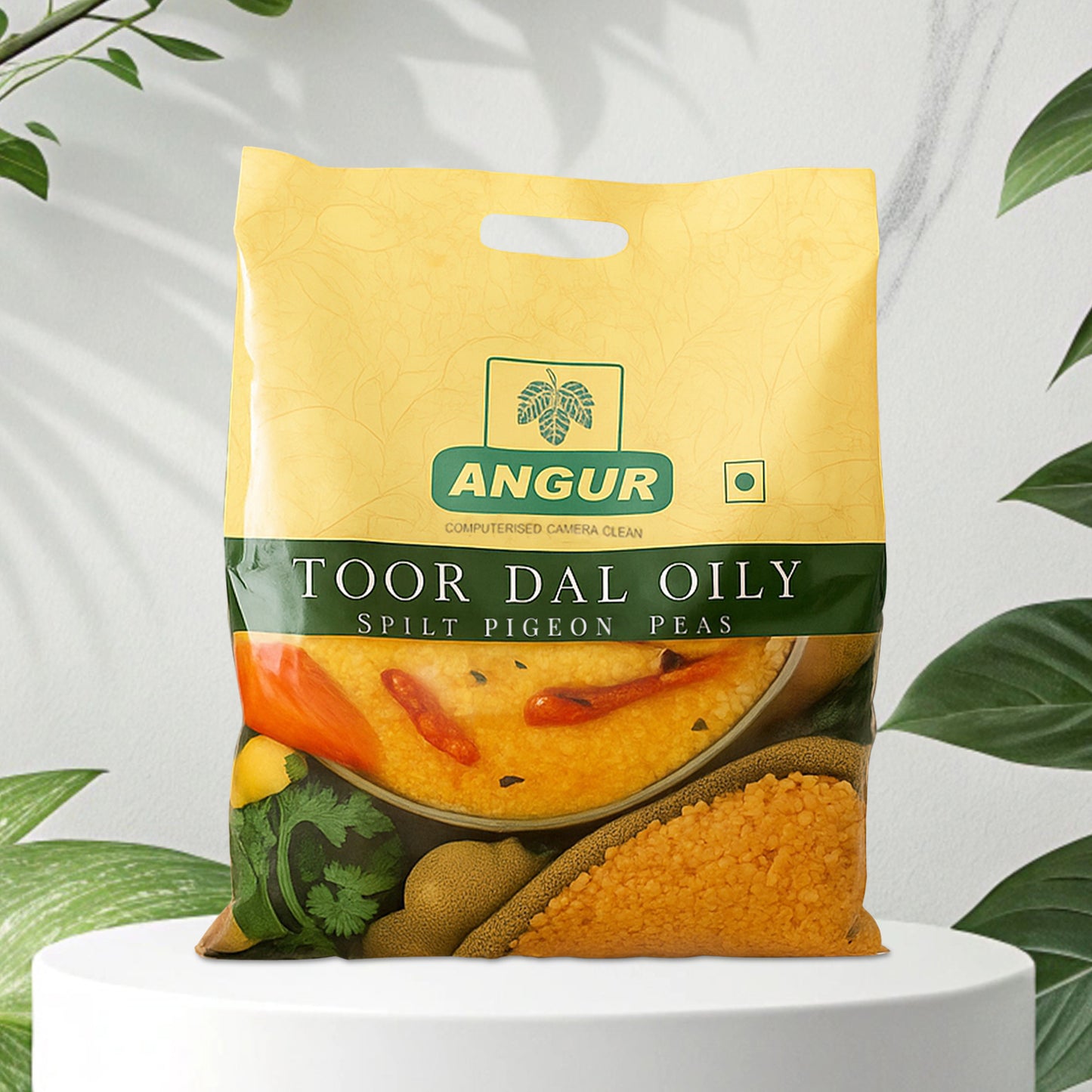 ANGUR Toor Dal Oily β Premium (10 Lbs )Split Pigeon Peas | 100% Natural & Protein-Rich
